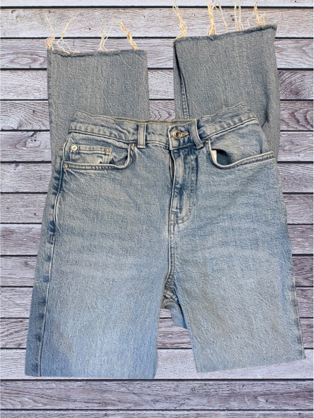 ASOS-Light Wash Mid Rise-29x30